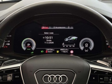 Audi A6 C8 Limousine Plug-In 2.0 55 TFSI e 367KM 2022 Audi A6 Limousine 55 TFSI e PHEV Quattro S Line Kamera cofania CarPlayAn, zdjęcie 15