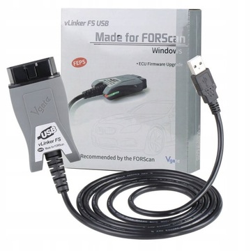 Адаптер USB Vgate vLinker FS OBD2 — HS/MS-CAN
