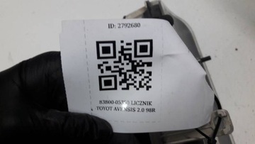 83800-05350 PŘÍSTROJOVÁ DESKA TOYOTA AVENSIS 2.0 98R