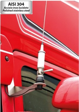 ДЕРЖАТЕЛЬ АНТЕННЫ CB для IVECO S-Way с 2019 г., INOX STEEL