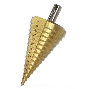 СВЕРЛО ДЛЯ ЕЛКИ СТУПЕНЧАТОЕ КОНИЧЕСКОЕ 4-45 мм