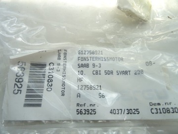 SAAB 9-3 MOTOREK OKNO 12758921
