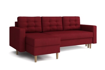 ANA sofa rogowa rozkładana wybór tkanin kanapa