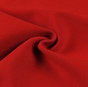 MD červené obväzové španielske šaty | L/40