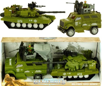 НАБОР 2в1 ТАНК БРОНЯ АВТОМОБИЛЬ СОЛДАТ 0903