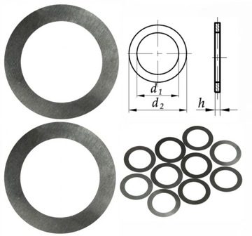 Podkładka dystansowa DIN 988 10x16x0.1mm 50szt