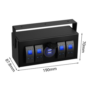 Коробка кулисного переключателя 12 В, удобная