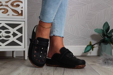 Тапочки женская ортопедическая обувь сшита кожа