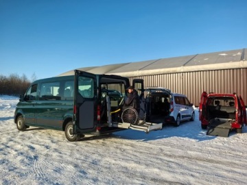 Volkswagen Crafter I 2020 Volkswagen Crafter do przewozu osób na wózku winda pfron smart floor, zdjęcie 16