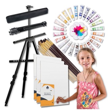 Набор для рисования Набор художественных картин Холст Станковые краски