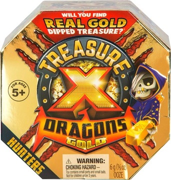 TREASURE X SERIA 2 DRAGONS GOLD ŁOWCY 3 sztuki!