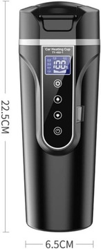 ЭЛЕКТРИЧЕСКИЙ ЧАЙНИК ДЛЯ ПУТЕШЕСТВИЙ, 12 В/24 В, АВТОМОБИЛЬНАЯ КРУЖКА, 500 МЛ