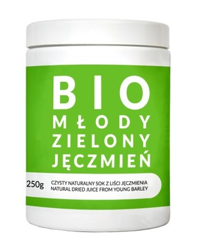Młody Jęczmień Zielony sproszkowany SOK BIO 250g !