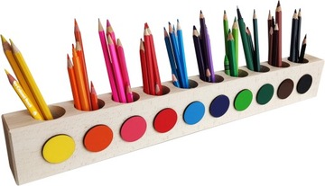 ORGANIZER NA KREDKI POJEMNIK SORTER 10 KOLORÓW