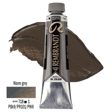 TALENS REMBRANDT 40ML 718 - WARM GREY farba olejna