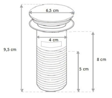 ЗАГЛУШКА ДЛЯ РАКОВИНЫ MEXEN ЛАТУНЬ КЛИК-КЛАК РОЗОВОЕ ЗОЛОТО