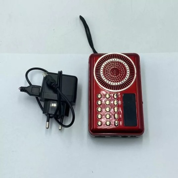 FM-РАДИО JOC H022UR КРАСНЫЙ МАЛЕНЬКИЙ КАРМАН ДЛЯ СЮЖЕТА