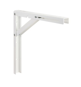 SKŁADANY WSPORNIK KĄTOWNIK POD PÓŁKĘ L 300 BIAŁY