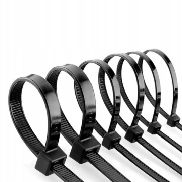 КАБЕЛЬНЫЕ ЗАЖИМЫ TRITECKS STRONG BLACK ZIP TIES 3.6X250 100SZ