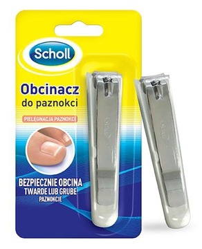 Obcinacz do paznokci Scholl z pojemnikiem zapobiega wrastaniu 14,3 cm