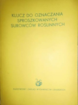 Klucz do oznaczania sproszkowanych -