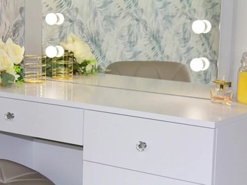 Косметический туалетный столик Cristal Full 12 LED Diamond