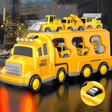 Карта строительной техники Big Transport Truck 6 для детей