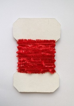 India chenille - red