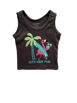 PRIMARK Top dziewczęcy LET'S HAVE FUN roz 92cm
