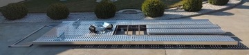 Platforma stal/alu 4,5x2 Najazd do sam. montażu PL