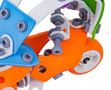 ZESTAW KONSTRUKCYJNY KLOCKI KUFEREK 132 EL SAMOLOT