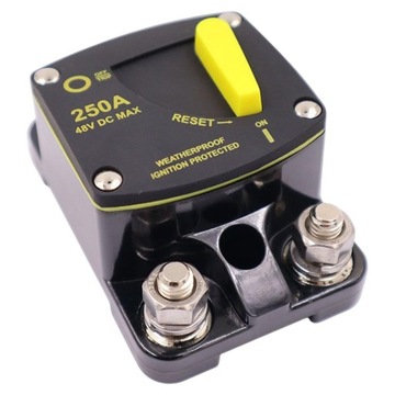 Ręczny reset wyłącznika 12 48 V 250 A