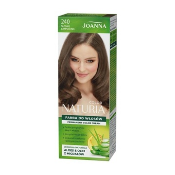 JOANNA NATURIA FARBA do WŁOSÓW 240 Słodk Cappucino