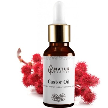 OLEJ RYCYNOWY NIERAFINOWANY NA TRĄDZIK WŁOSY BRWI RZĘSY TWARZ WŁOSY PIĘTY