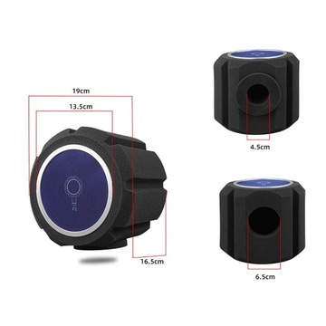 Nagrywanie za pomocą gąbki akustycznej na ekranie mikrofonu F2