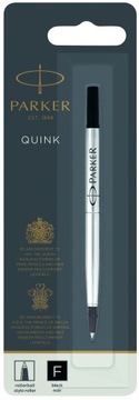 PARKER Wkład do pióra kulkowego F czarny blister MADE IN FRANCE