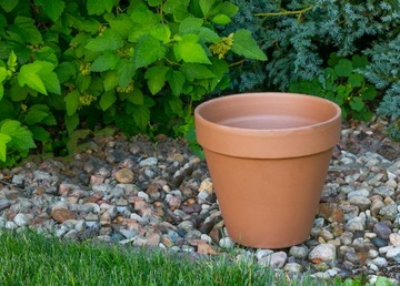 ITA VASO Глиняный цветочный горшок 21 см, терракота Polnix