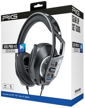 Nacon Słuchawki gamingowe RIG 300 PRO HS (PS4,PS5,XONE,PC)
