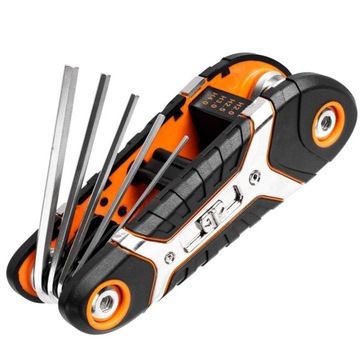 ZESTAW KLUCZE IMBUSOWE SKŁADANE 1,5 - 8 mm 8 SZT.