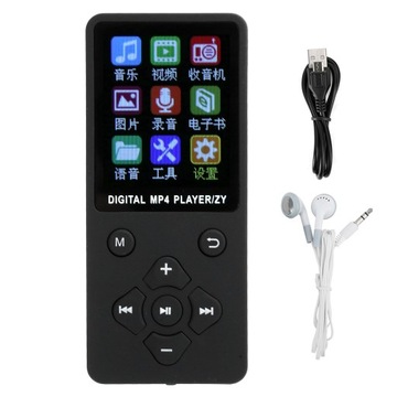 ODTWARZACZ MP4 MENU RADIO DYKTAFON