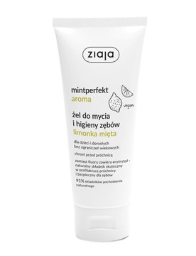 Ziaja żel do mycia i higieny zębów limonka mięta