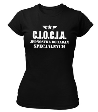 Koszulka damska CIOCIA jednostka specjalna Prezent