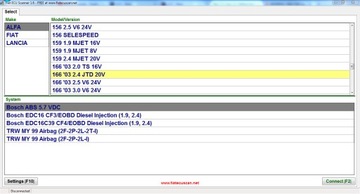 ИНТЕРФЕЙС OBD2 ДЛЯ FIAT ALFA LANCIA + VAG KKL USB