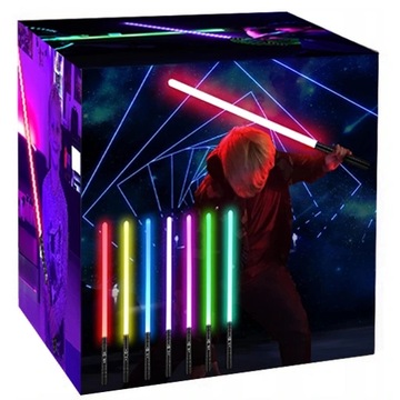 STAR WARS METAL MIECZ ŚWIETLNY ŚWIECĄCY WOJOWNIK 80CM