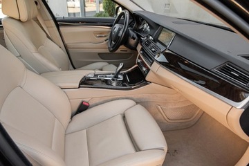 BMW Seria 5 F10-F11 Limuzyna Facelifting 525d 218KM 2015 BMW F10 525D 218PS Full Piękna Brązowa Dociągi HeadUp Lift rej.PL Gwarancja, zdjęcie 6