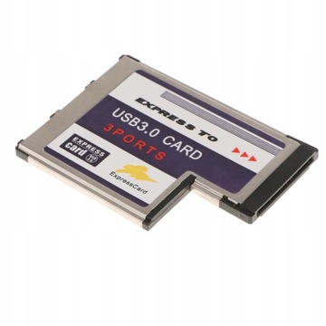 3-portowa karta Express Card USB 3.0 54 mm ukryta