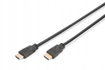 Kabel HDMI 4K Ethernet DIGITUS DK-330123-010-S 1m