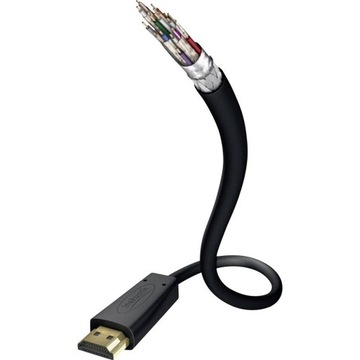Inakustik HDMI Kabel 0.75 m kanał powrotny audio,