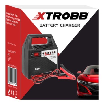 Прямой преобразователь XTROBB 6V 12V 6A Зарядное устройство LED для автомобильного аккумулятора диоды
