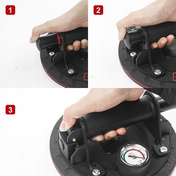 РУЧКА ВАКУУМНАЯ ПРИСОСА С НАСОСОМ И МАНОМЕТРОМ ДЛЯ ОКОННОЙ ПЛИТКИ